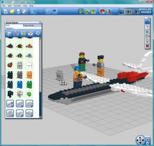 LEGO Digital Designer のビルドモード