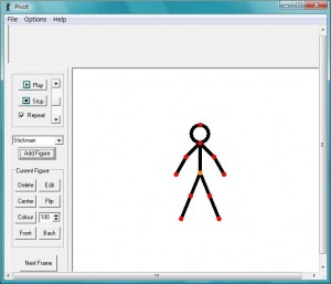 Pivot Stickfigure Animator 起動直後の画面
